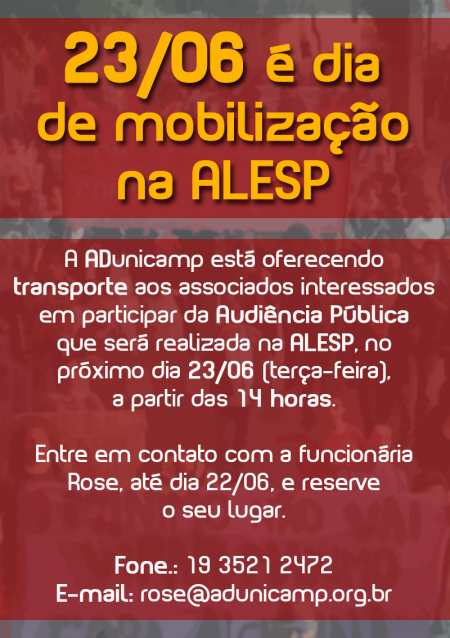 ato alesp transporte 2 e1434716618560 — Universidades paulistas em luta por novos recursos — ADunicamp